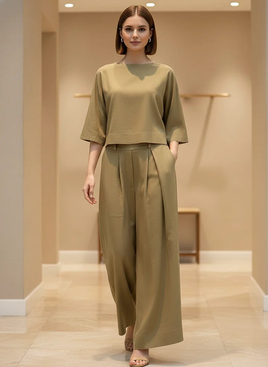 Completo Donna Manica a tre quarti e Pantalone a Palazzo